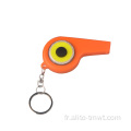 Pocket Emergency Whistle Keychain Lampe de poche